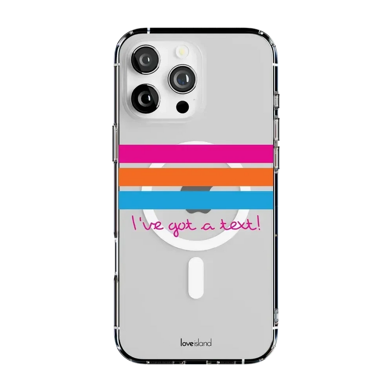 I've Got a Text! | Love Island Case Phone Case get.casely Classic + MagSafe® iPhone 16 Pro Max 
