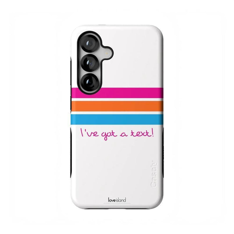 I've Got a Text! | Official Love Island x Casely Phone Case Phone Case get.casely Bold Flex + MagSafe® Galaxy S25 