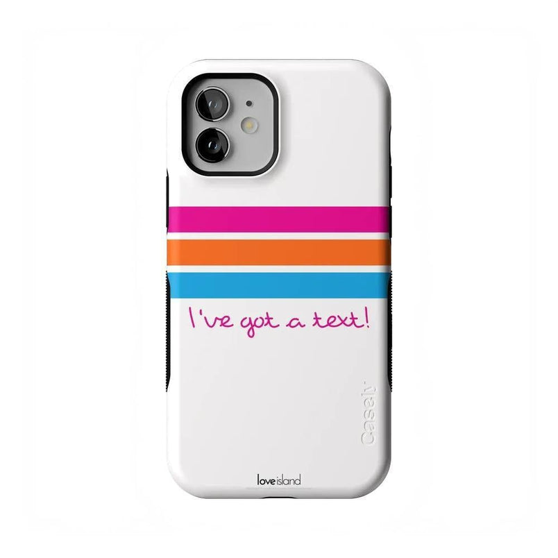 I've Got a Text! | Official Love Island x Casely Phone Case Phone Case get.casely Bold Flex + MagSafe® iPhone 12 Mini 