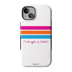 I've Got a Text! | Official Love Island x Casely Phone Case Phone Case get.casely Bold Flex + MagSafe® iPhone 15 Plus 