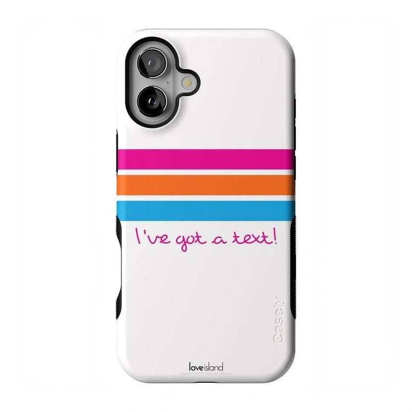 I've Got a Text! | Official Love Island x Casely Phone Case Phone Case get.casely Bold Flex + MagSafe® iPhone 17 