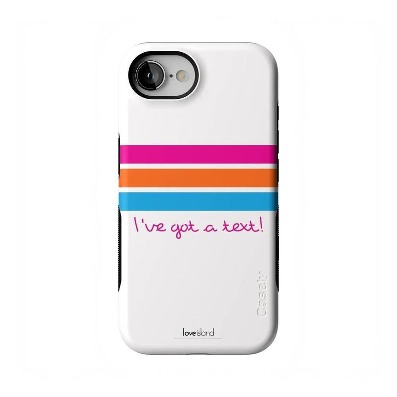 I've Got a Text! | Official Love Island x Casely Phone Case Phone Case get.casely Bold Flex + MagSafe® iPhone 17e 