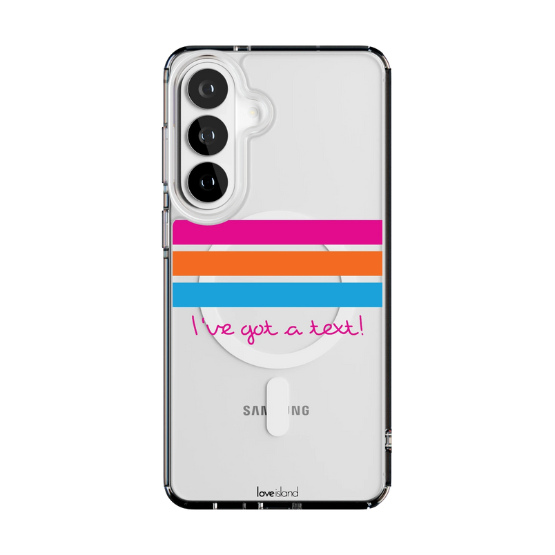 I've Got a Text! | Official Love Island x Casely Phone Case Phone Case get.casely Classic + MagSafe® Galaxy S26 Plus 