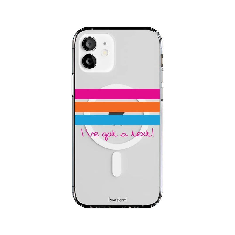 I've Got a Text! | Official Love Island x Casely Phone Case Phone Case get.casely Classic + MagSafe® iPhone 12 Mini 