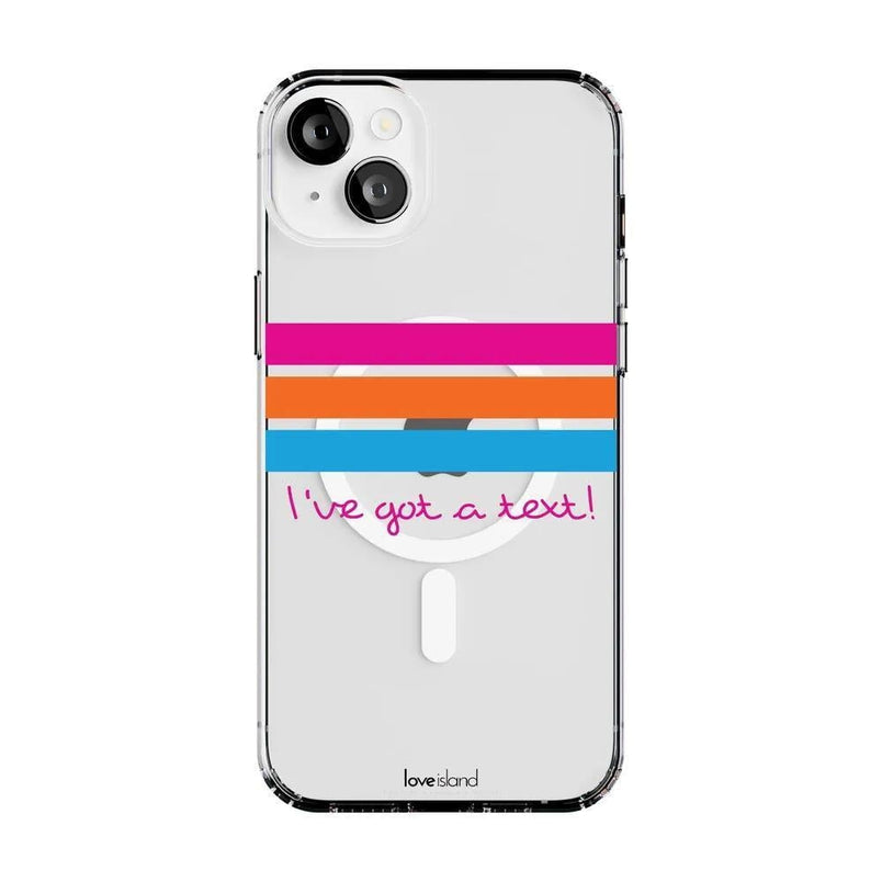 I've Got a Text! | Official Love Island x Casely Phone Case Phone Case get.casely Classic + MagSafe® iPhone 15 Plus 