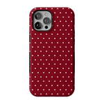 On the Dot | Maroon Polka Dot Case