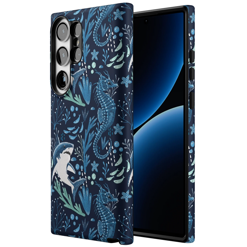 Midnight Reef | Shark Print Case