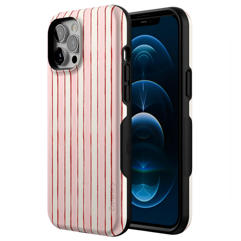 Pretty in Pastel | Blush Stripes Case