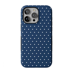 On the Dot | Navy Polka Dot Case