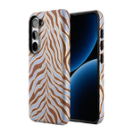 Untamed | Brown & Blue Zebra Case