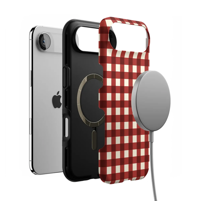 Checked Twice | Red Plaid Case