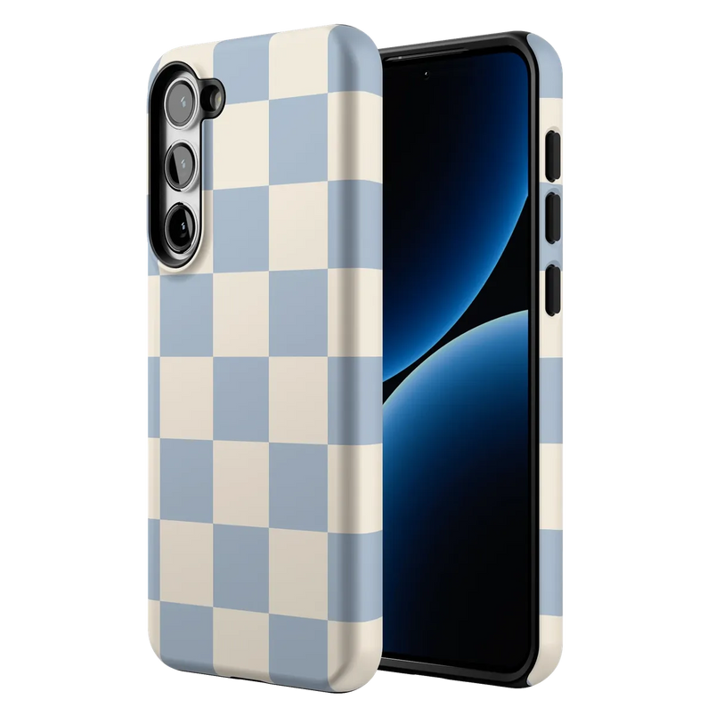 Fit Check | Light Blue Checkerboard Case