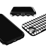 Salem's Hex | Black & White Checkered Case