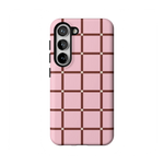 Uptown Gridlock | Pink Checkerboard Case