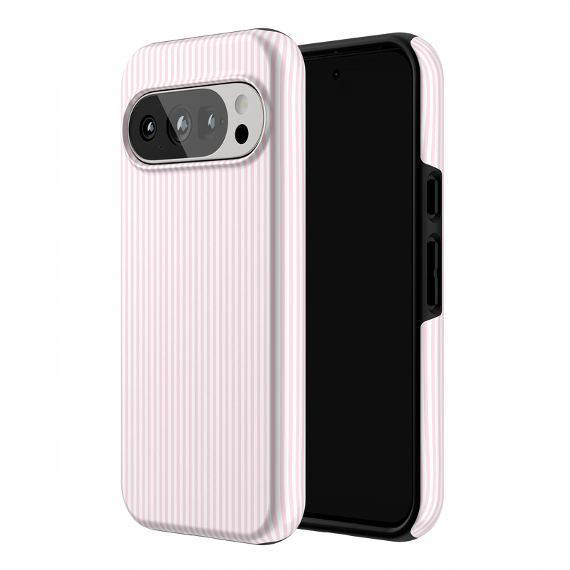 Stripes and the City | Light Pink Pinstripe Case
