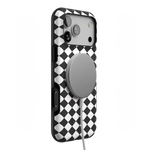 Salem's Hex | Black & White Checkered Case