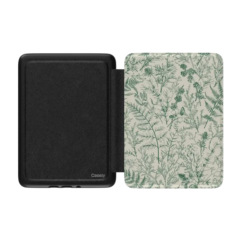 Sage Garden | Green Floral Kindle Case
