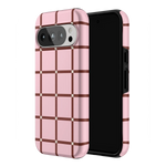 Uptown Gridlock | Pink Checkerboard Case