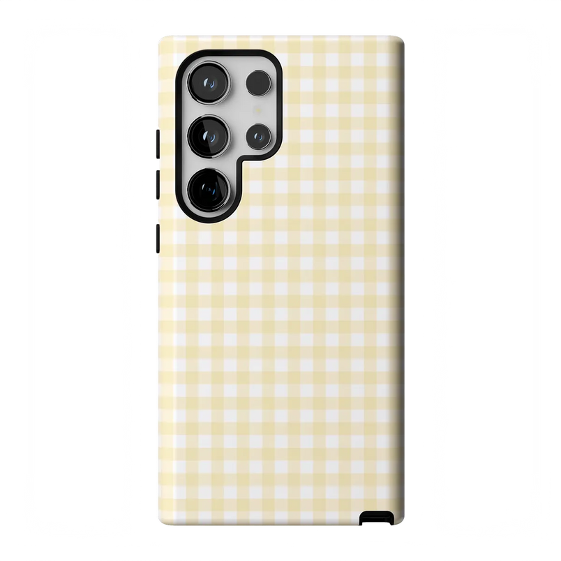 Pastel Picnic | Yellow Gingham Case