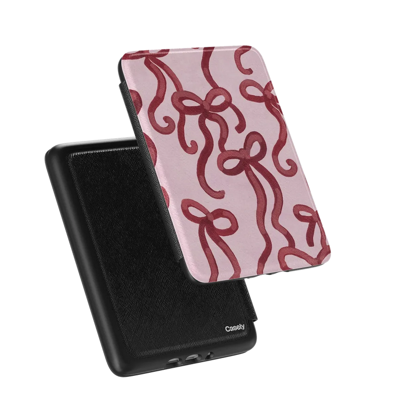 Love Me Knot | Mauve Bow Kindle Case