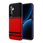 Storm Warning | Black & Red Stripes Case
