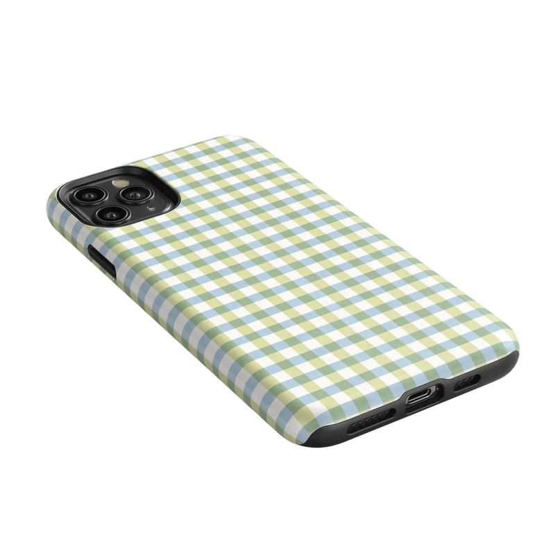 Pastel Picnic | Blue & Green Gingham Case