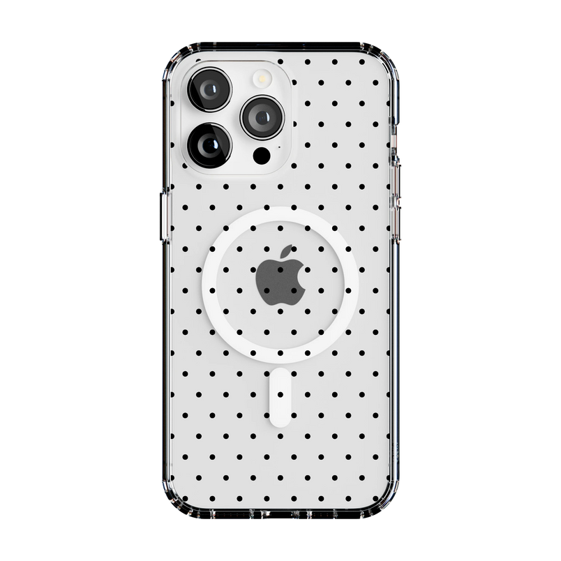 On the Dot | Black Polka Dot Case