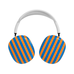 Go New York | Blue & Orange Stripes AirPods Max Case - AirPods Max