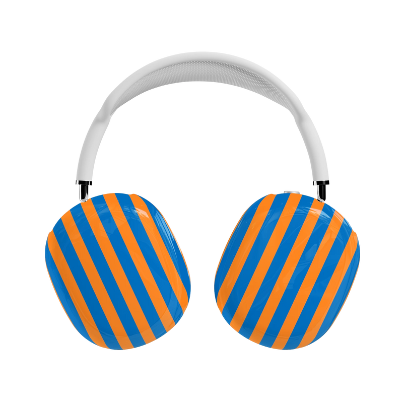 Go New York | Blue & Orange Stripes AirPods Max Case - AirPods Max