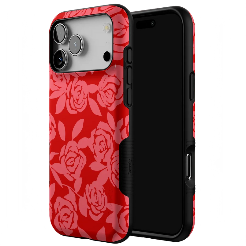 Final Rose | Red & Pink Floral Case