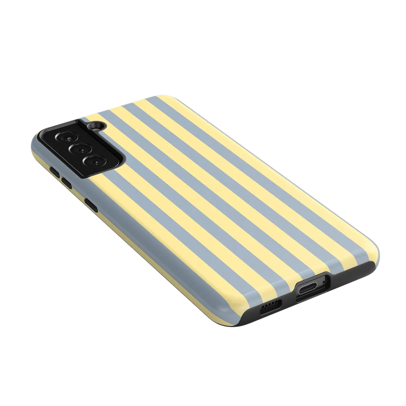 Coastline Stripes | Blue & Yellow Case