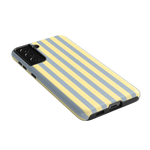 Coastline Stripes | Blue & Yellow Case