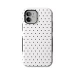 On the Dot | White Polka Dot Case