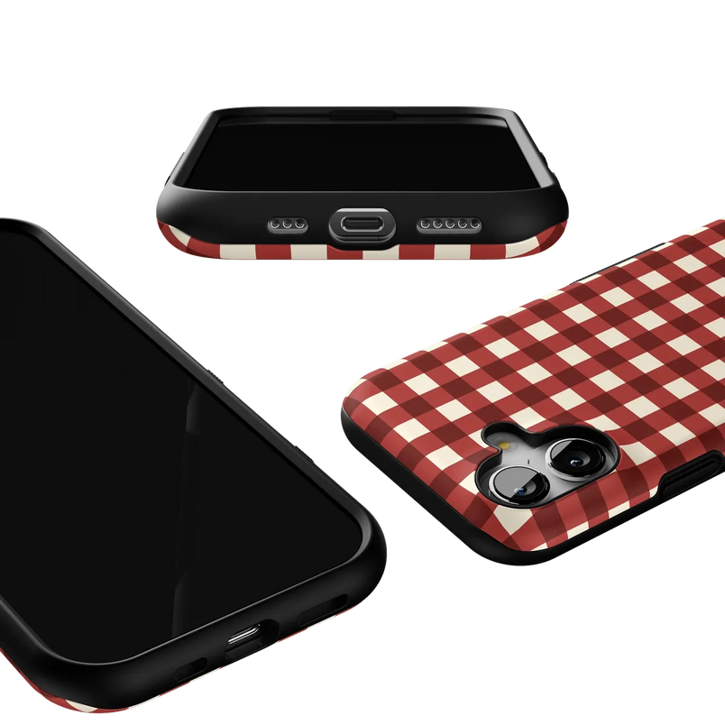 Checked Twice | Red Plaid Case