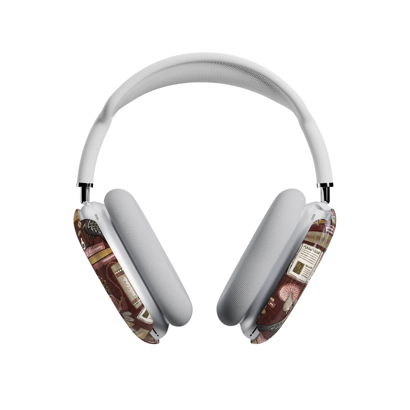Gothic Noir | Spooky Bookshelf AirPods Max Case