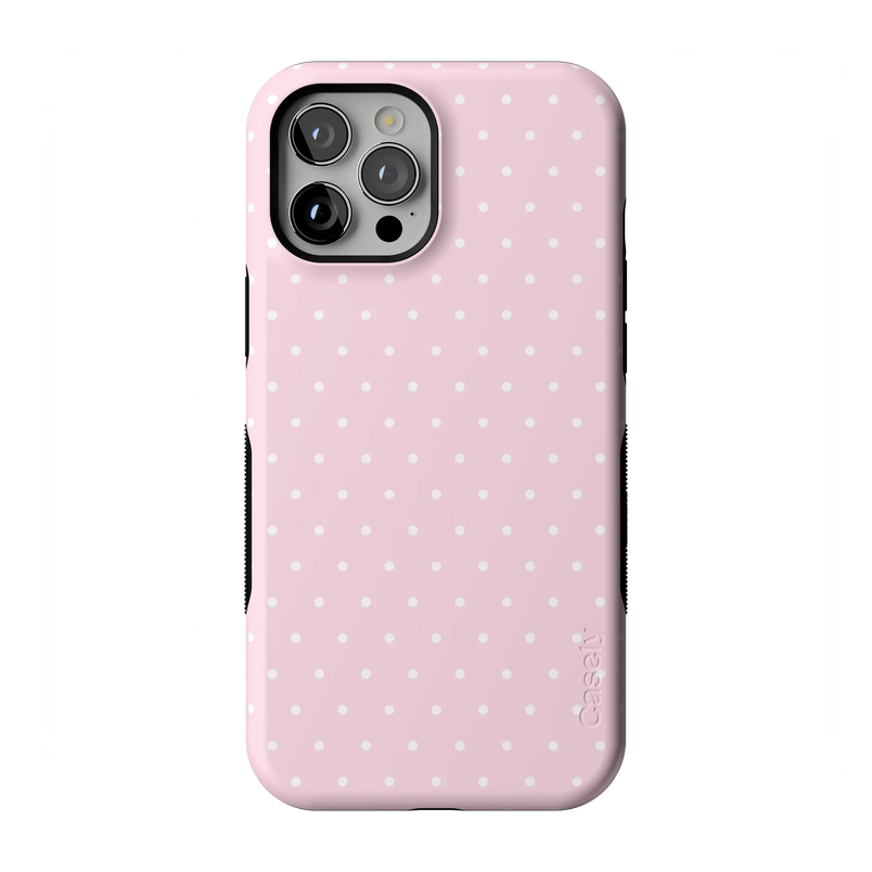 On the Dot | Pink & White Polka Dot Case - iPhone 12 Pro