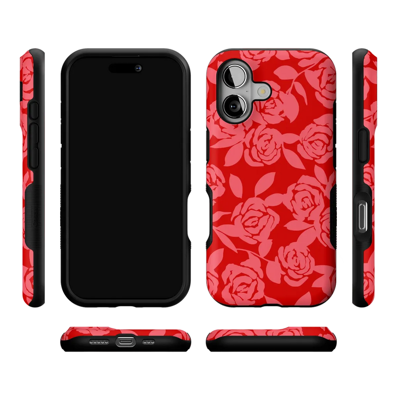 Final Rose | Red & Pink Floral Case