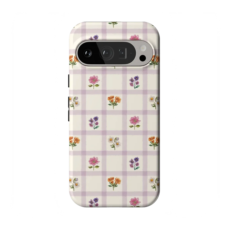 Meadow Check | Floral Gingham Case