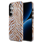 Untamed | Brown & Blue Zebra Case