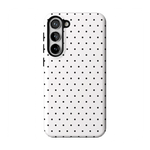 On the Dot | White Polka Dot Case