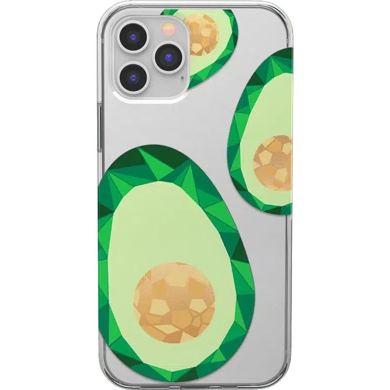 Just Ripe | Avocado Gold Clear Case iPhone Case get.casely 