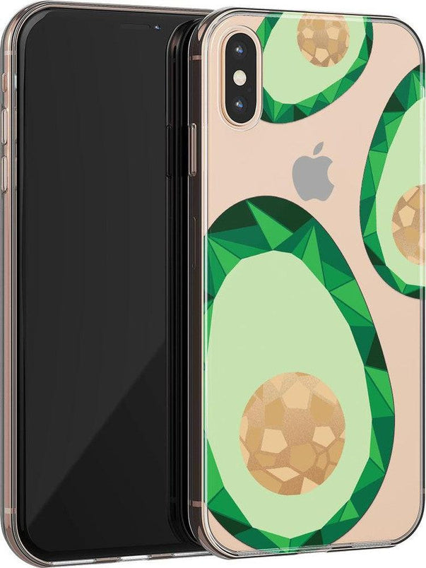 Just Ripe | Avocado Gold Clear Case iPhone Case get.casely 