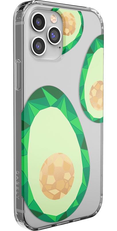 Just Ripe | Avocado Gold Clear Case iPhone Case get.casely 