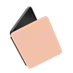 Stripes and the City | Orange & Pink Pinstripe Kindle Case