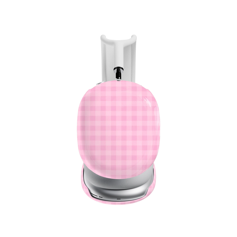 Sweet Jam | Light Pink Gingham AirPods Max Case