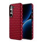 On the Dot | Maroon Polka Dot Case