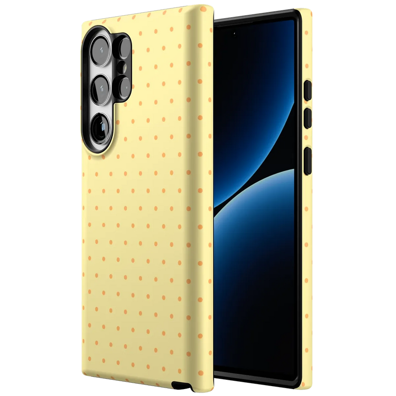 On the Dot | Yellow Polka Dot Case
