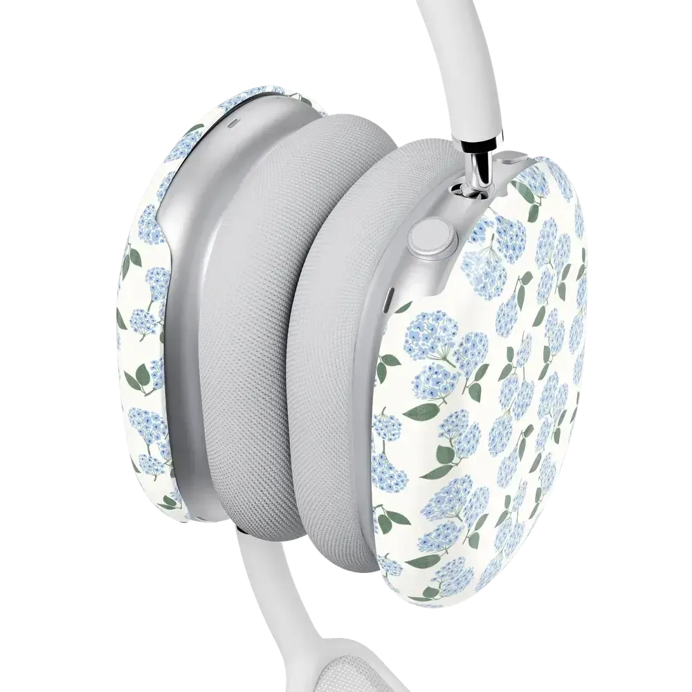 Nantucket Cottage Blue Hydrangea AirPods Max Case - Thumbnail 2
