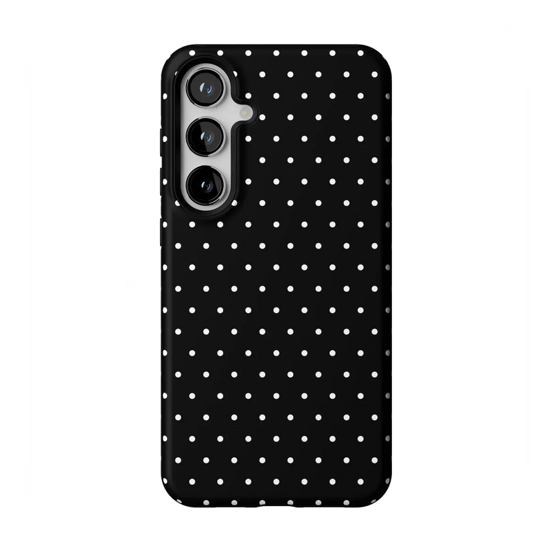 On the Dot | Black Polka Dot Case