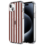 Sunday in Brooklyn | Burgundy Stripes Case